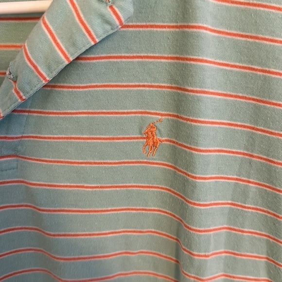 Ralph Lauren Polo Sport Striped Polo Shirt Size M - Picture 3 of 3